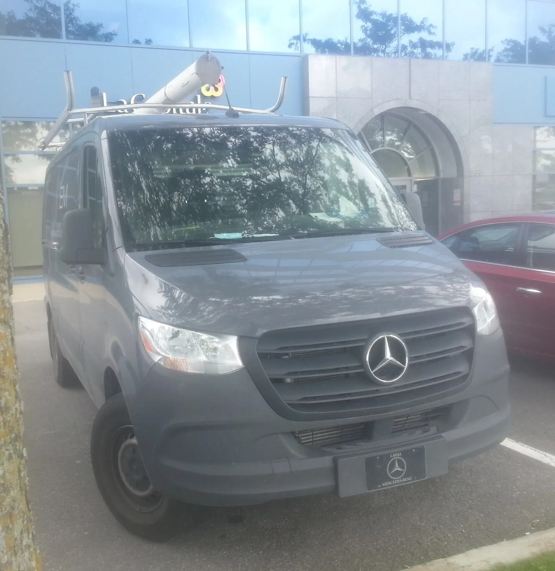 Mercedes-Benz Sprinter cargo van representing production and equipment support.