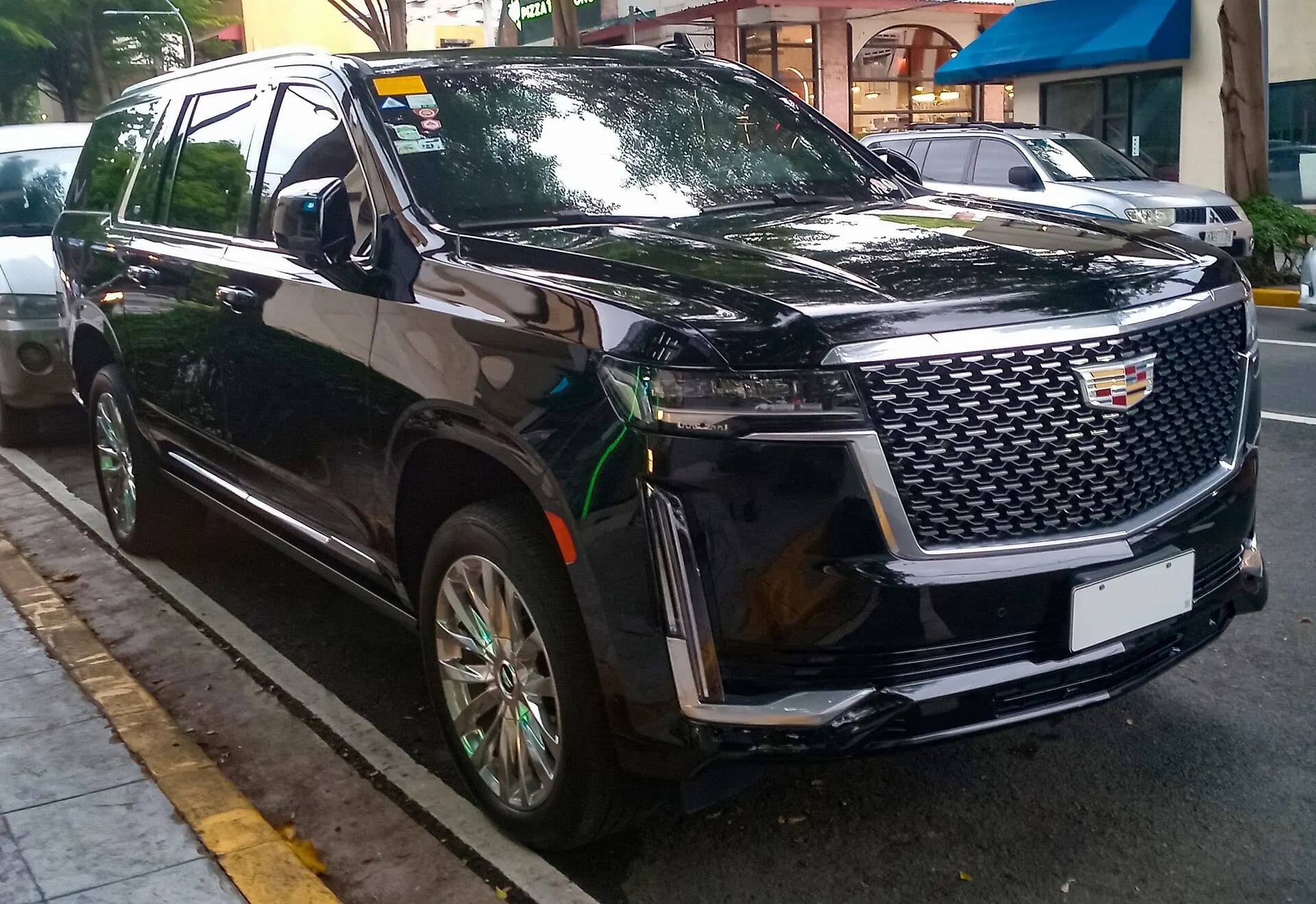 Premium executive vehicle representing private and personal mobility